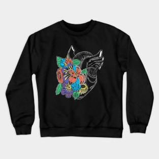 Flower Spring Heart Vintage Comics by Tobe Fonseca Crewneck Sweatshirt